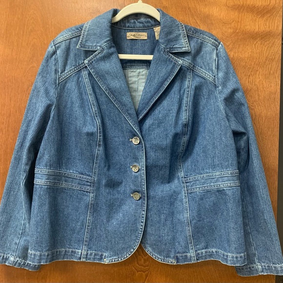 i.e. Relaxed denim blazer - Picture 1 of 10